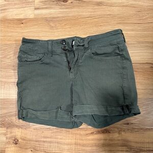 SO Women's Green Jean Shorts